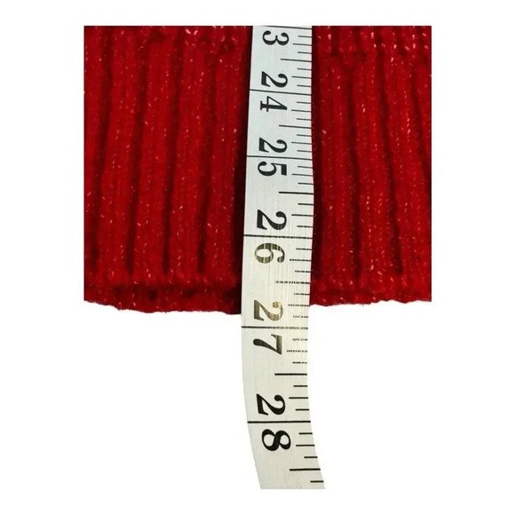 NEW American Eagle AE‎ XS Red Soft & Cozy Mixed Stitch Sweater NWT - Picture 7 of 8